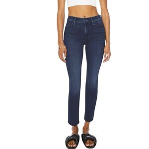 Mother The Mid-Rise Dazzler Ankle Jeans blue denim size 25 excellent condition
